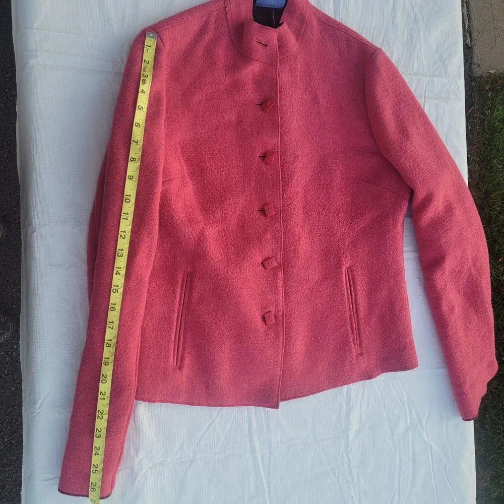 J. H. Collectibles Wool Blend Jacket Pink Women's size Medium - Picture 10 of 15